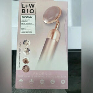 Luxe & Willow - Rose Quartz vibrating facial massage tool - new in box
